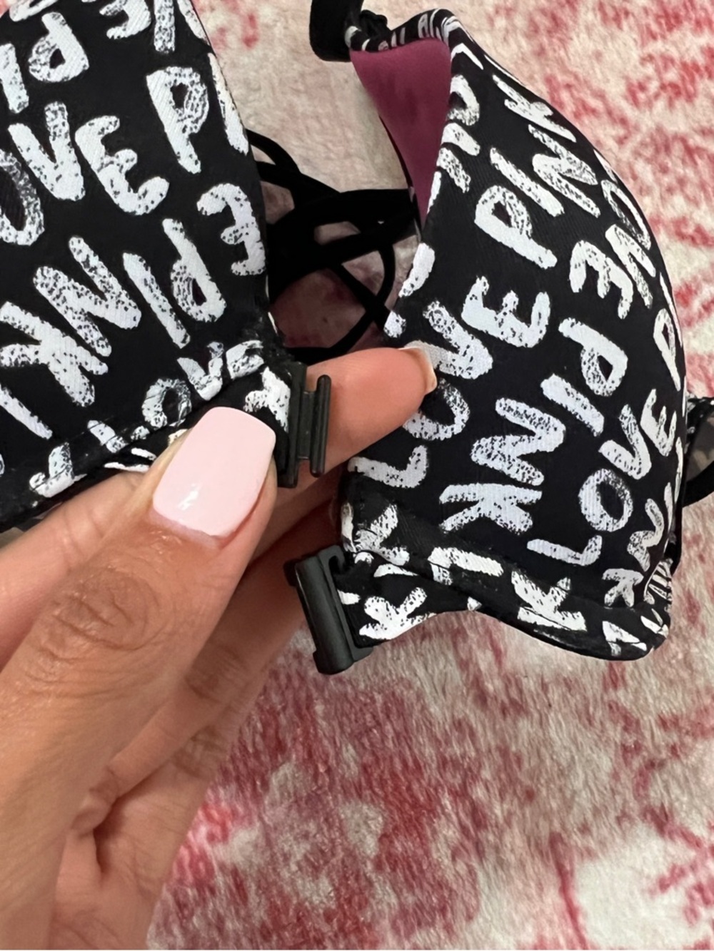 PINK Victoria's Secret Black Wear Everywhere push up bra - Picture 3 of 5